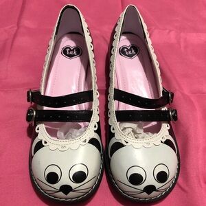 T.U.K Rare ‘Squeaky’ Mouse Mary Jane Flat Shoes from La Bella Doll collection